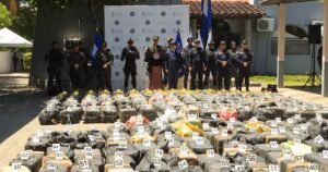 El Salvador reporta 14 toneladas de droga incautadas en 2026